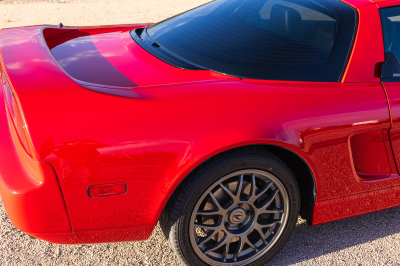 1999 Acura NSX in New Formula Red over Black