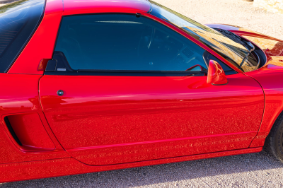 1999 Acura NSX in New Formula Red over Black
