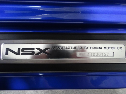 2001 Acura NSX in Monaco Blue over Black