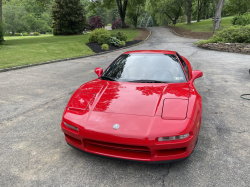 1996 Acura NSX in Formula Red over Tan