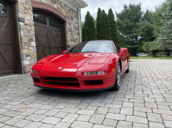 1996 Acura NSX in Formula Red over Tan