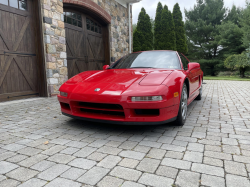 1996 Acura NSX in Formula Red over Tan