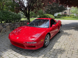 1996 Acura NSX in Formula Red over Tan