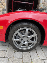1996 Acura NSX in Formula Red over Tan