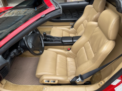 1996 Acura NSX in Formula Red over Tan