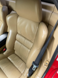 1996 Acura NSX in Formula Red over Tan