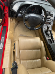 1996 Acura NSX in Formula Red over Tan