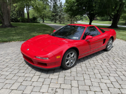 1996 Acura NSX in Formula Red over Tan