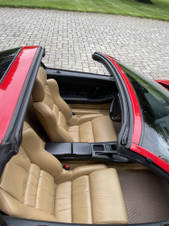 1996 Acura NSX in Formula Red over Tan