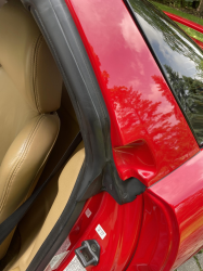 1996 Acura NSX in Formula Red over Tan
