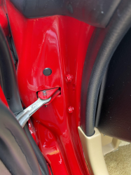 1996 Acura NSX in Formula Red over Tan