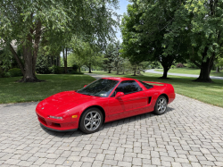 1996 Acura NSX in Formula Red over Tan