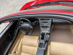 1996 Acura NSX in Formula Red over Tan