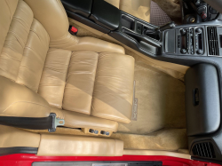 1996 Acura NSX in Formula Red over Tan