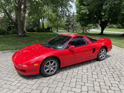 1996 Acura NSX in Formula Red over Tan