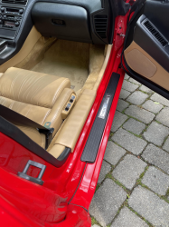 1996 Acura NSX in Formula Red over Tan