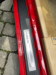 1996 Acura NSX in Formula Red over Tan