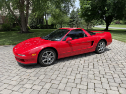 1996 Acura NSX in Formula Red over Tan