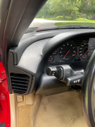 1996 Acura NSX in Formula Red over Tan
