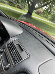 1996 Acura NSX in Formula Red over Tan