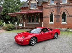 1996 Acura NSX in Formula Red over Tan