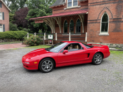 1996 Acura NSX in Formula Red over Tan