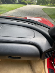 1996 Acura NSX in Formula Red over Tan