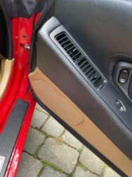 1996 Acura NSX in Formula Red over Tan