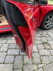 1996 Acura NSX in Formula Red over Tan