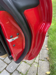 1996 Acura NSX in Formula Red over Tan