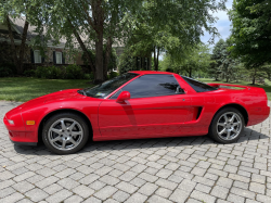 1996 Acura NSX in Formula Red over Tan