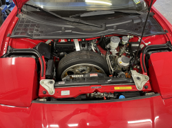 1996 Acura NSX in Formula Red over Tan