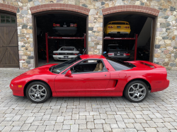1996 Acura NSX in Formula Red over Tan