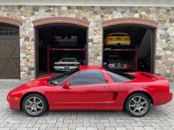 1996 Acura NSX in Formula Red over Tan