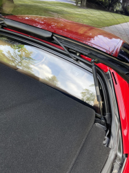 1996 Acura NSX in Formula Red over Tan