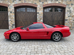 1996 Acura NSX in Formula Red over Tan