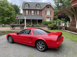 1996 Acura NSX in Formula Red over Tan