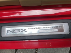 1996 Acura NSX in Formula Red over Tan