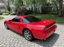 1996 Acura NSX in Formula Red over Tan