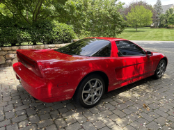 1996 Acura NSX in Formula Red over Tan