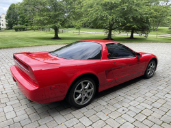 1996 Acura NSX in Formula Red over Tan