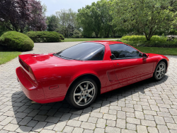 1996 Acura NSX in Formula Red over Tan