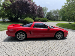1996 Acura NSX in Formula Red over Tan