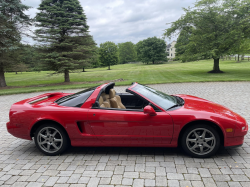 1996 Acura NSX in Formula Red over Tan