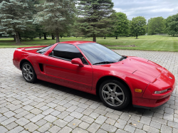 1996 Acura NSX in Formula Red over Tan
