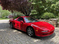 1996 Acura NSX in Formula Red over Tan