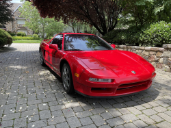 1996 Acura NSX in Formula Red over Tan