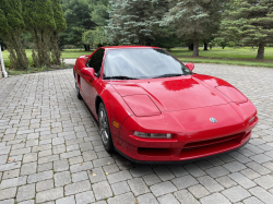 1996 Acura NSX in Formula Red over Tan