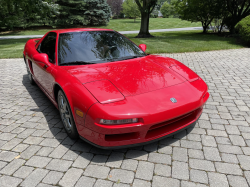 1996 Acura NSX in Formula Red over Tan