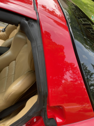1996 Acura NSX in Formula Red over Tan